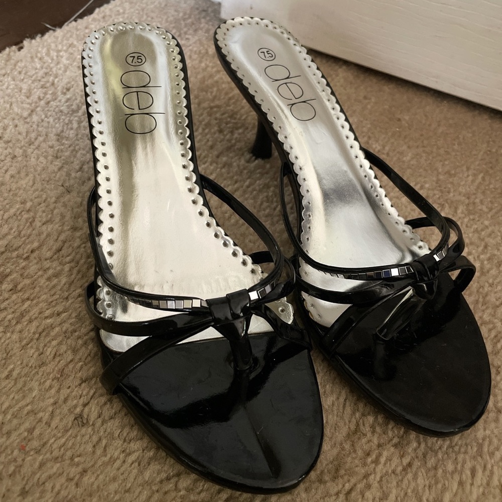 Women's Black Heels 7.5